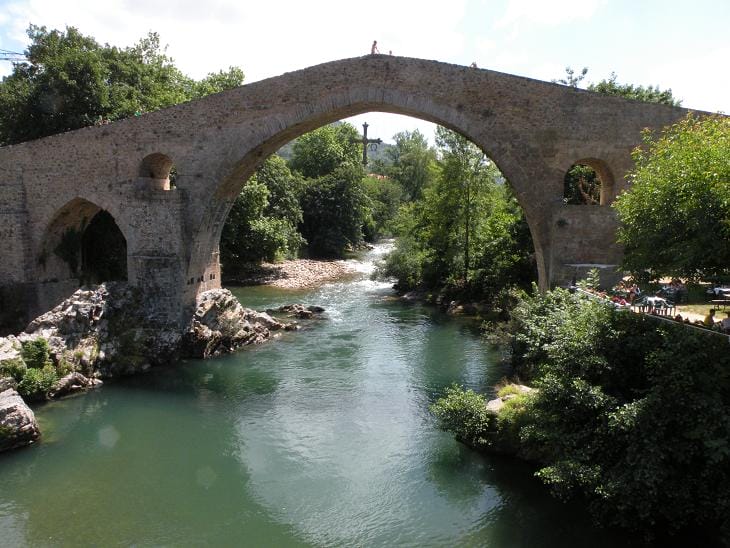 El puente romano de Cangas de Onís