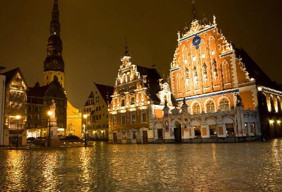 Riga de noche
