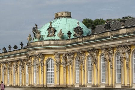 Visitando el Palacio Sanssouci, en Postdam