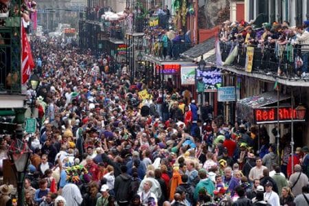 Mardi Gras, carnaval en Nueva Orleans