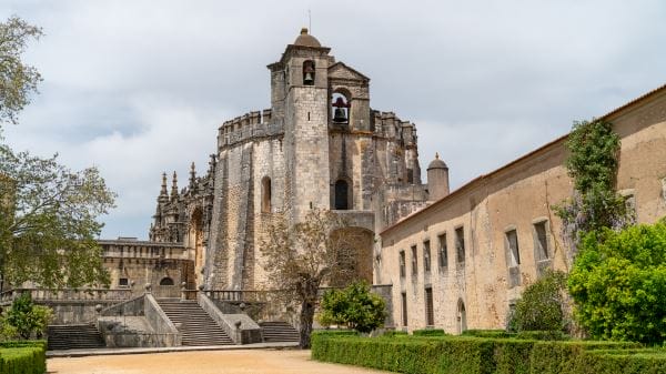 Caballeros del castillo de los Templarios o conventos de Cristo, Tomar, Portugal