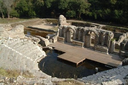 Butrint, ruinas arqueológicas en Albania