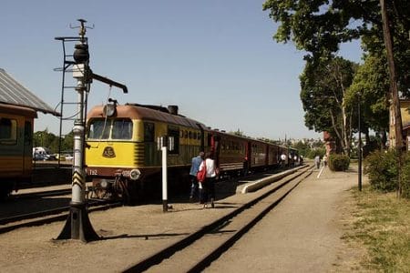 Siaurukas, un tren histórico y turístico en Lituania