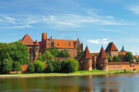El Castillo de la Orden Teutona, en Polonia
