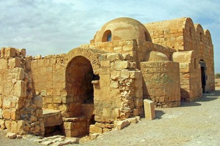 Qusair Amra, un castillo en el desierto de Jordania