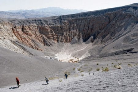 Cráteres Ubehere, desierto y calor en California