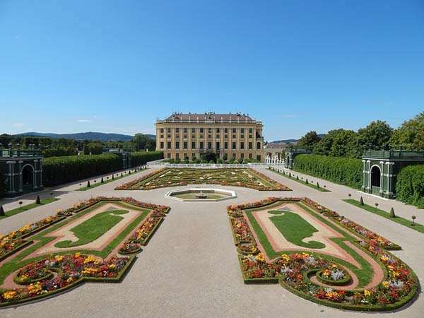 Palacio de Schonbrunn en Viena - jardines