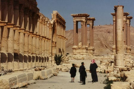Las ruinas de Palmira, en Siria