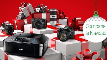 Estas navidades, reembolso de 200 euros en equipos Canon