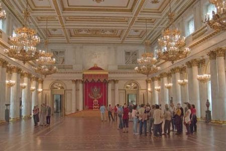 El Museo del Hermitage, en San Petersburgo