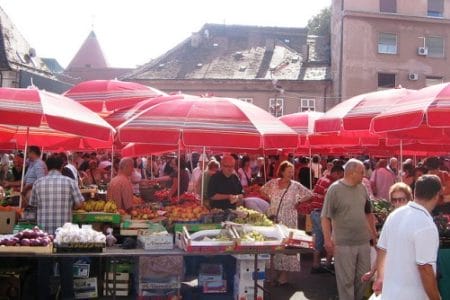 Dolac, pintoresco mercado de Zagreb