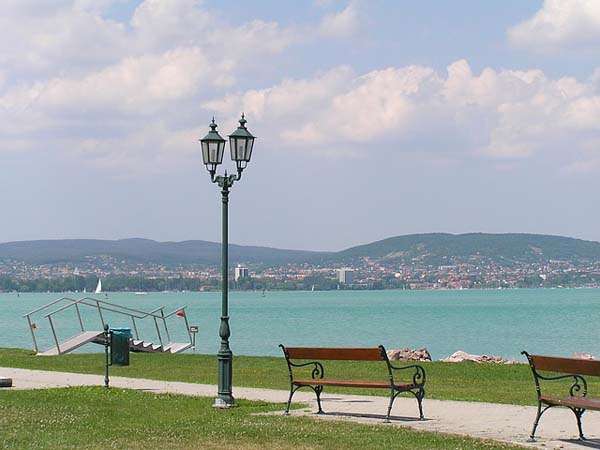 Lago Balatón en Hungría