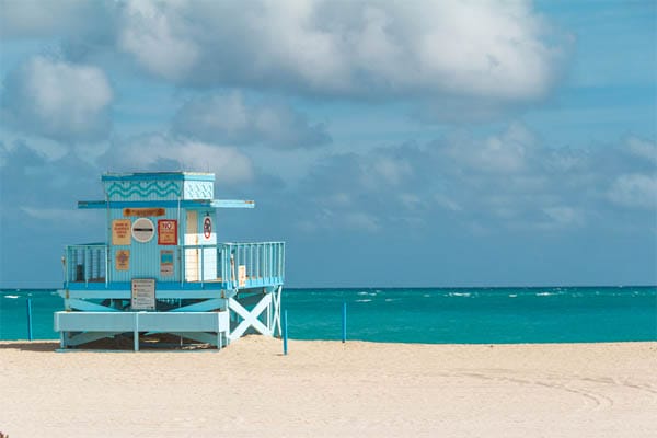 Miami costa playa