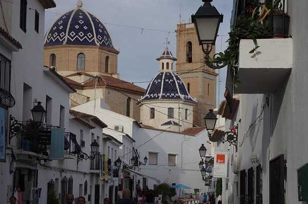 Calle San Miguel en Altea