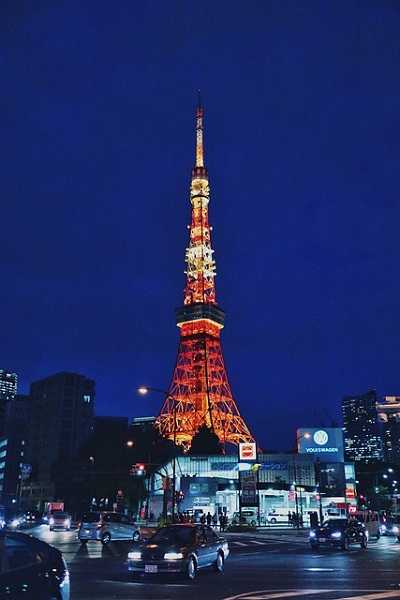 Torre de Tokio de noche